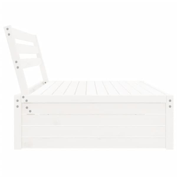 Mittensoffa vit 120x80 cm massiv furu
