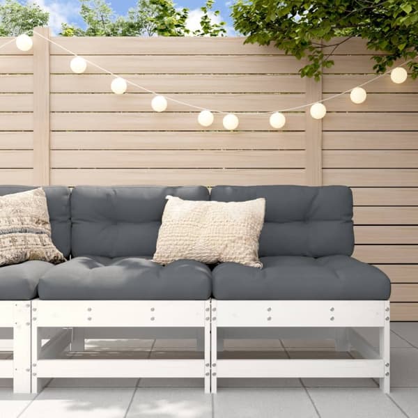 Mittensoffor 2 st vit massiv furu