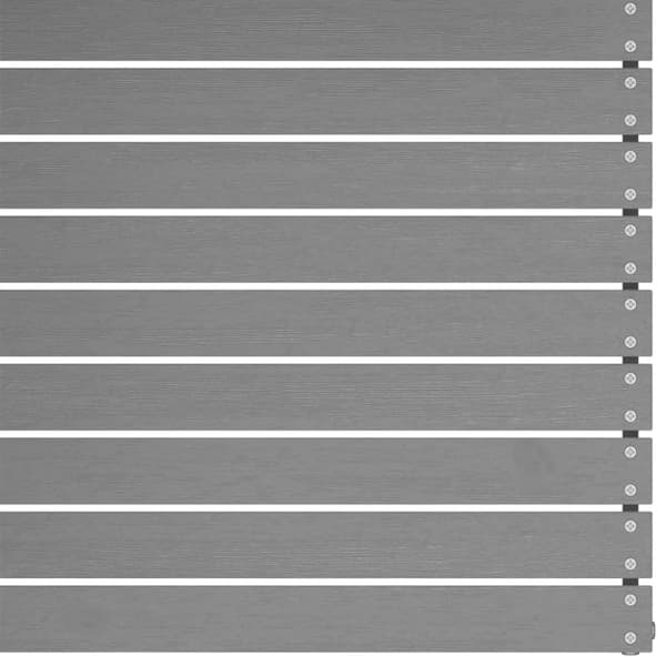Trädgårdssoffa 2-sits med dynor Grå massiv furu