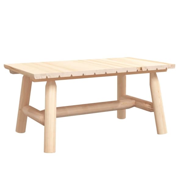 Soffbord 90x50x41 cm massivt granträ