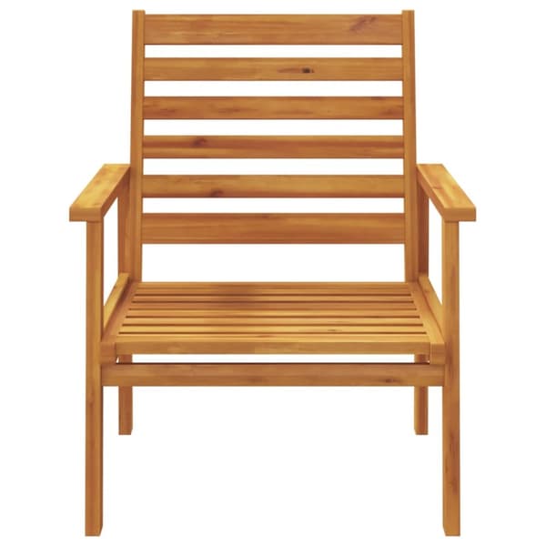 Trädgårdsstolar 2 st 66,5x65x81 cm massivt akaciaträ