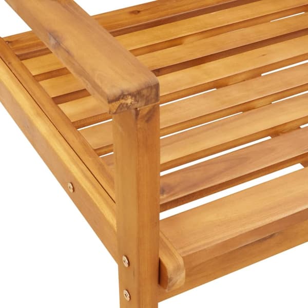 Trädgårdsstolar 2 st 66,5x65x81 cm massivt akaciaträ