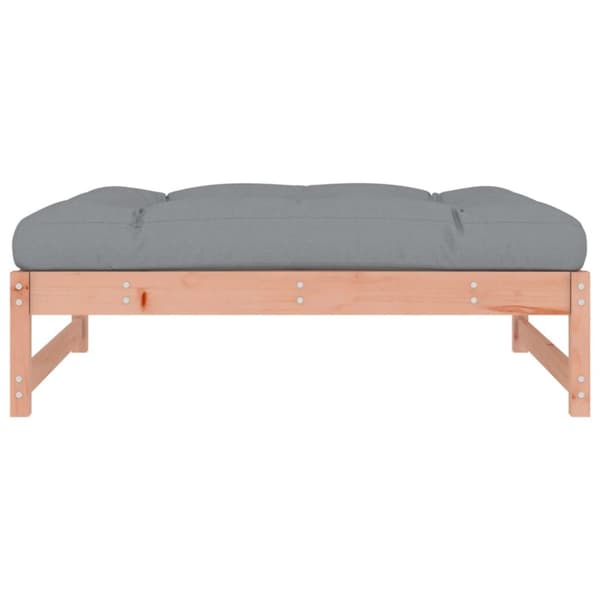 Fotpall för trädgården 120x80 cm massivt douglasträ