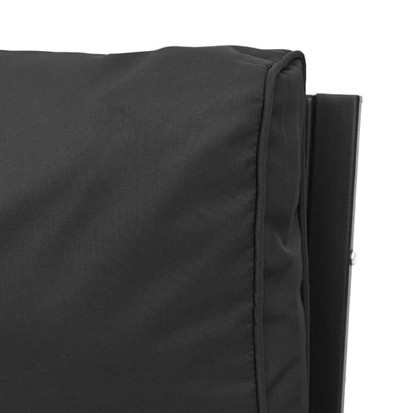 Trädgårdsstolar med grå dynor 2 st 62x75x79 cm stål