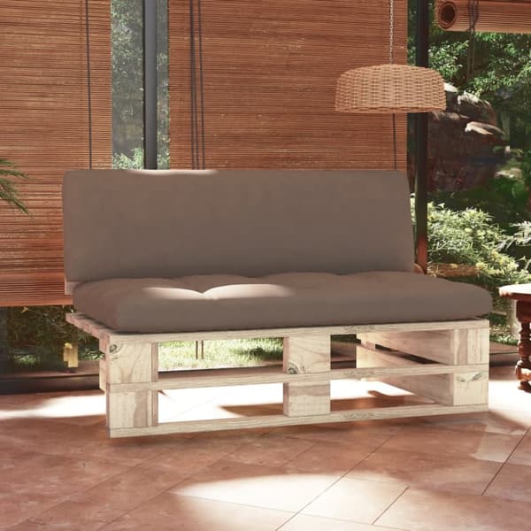 Mittensektion till pallsoffa impregnerad furu