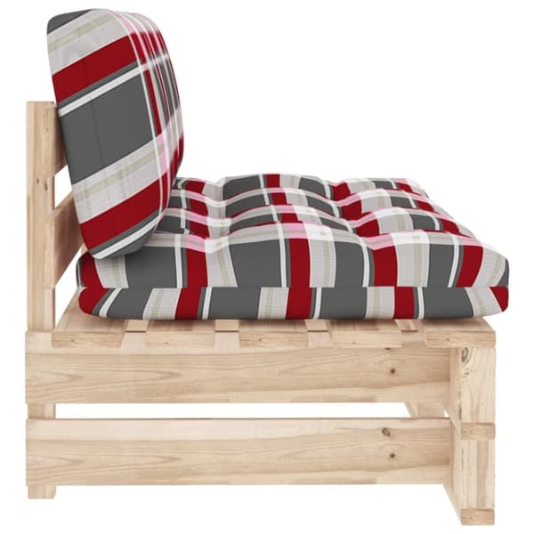 Mittensektion till pallsoffa impregnerad furu