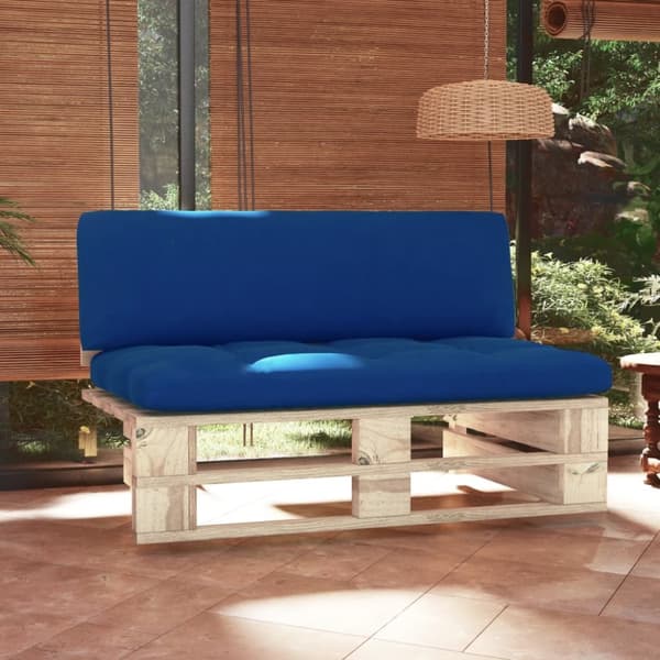Mittensektion till pallsoffa impregnerad furu