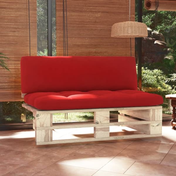 Mittensektion till pallsoffa impregnerad furu