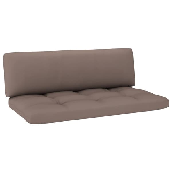Mittensektion till pallsoffa vit impregnerad furu