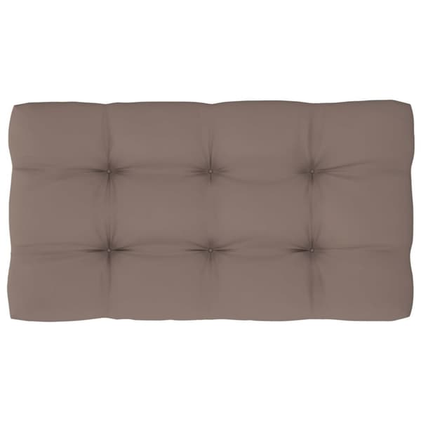 Mittensektion till pallsoffa vit impregnerad furu