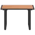 Miniatyrbilde 7 av 11: vidaXL Brun Hage Kaffebord 55x55x35 cm DPC og Stål
