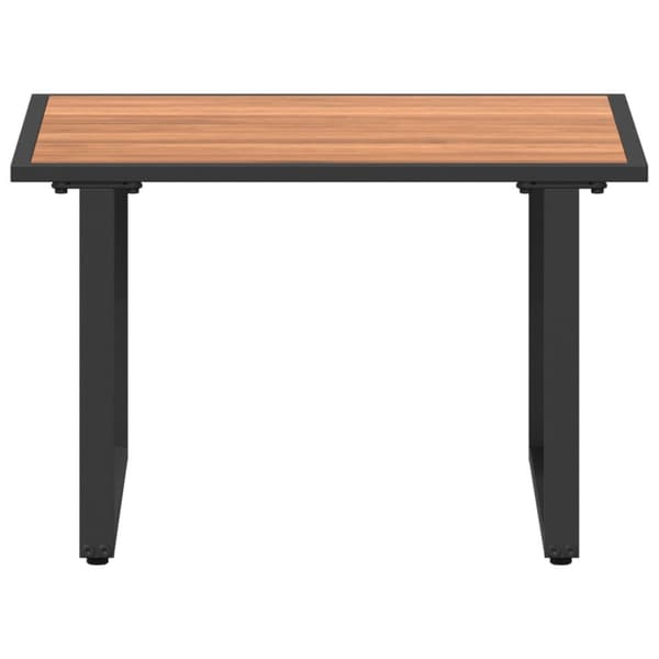 vidaXL Brun Hage Kaffebord 55x55x35 cm DPC og Stål