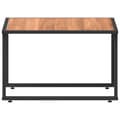 Miniatyrbilde 8 av 11: vidaXL Brun Hage Kaffebord 55x55x35 cm DPC og Stål