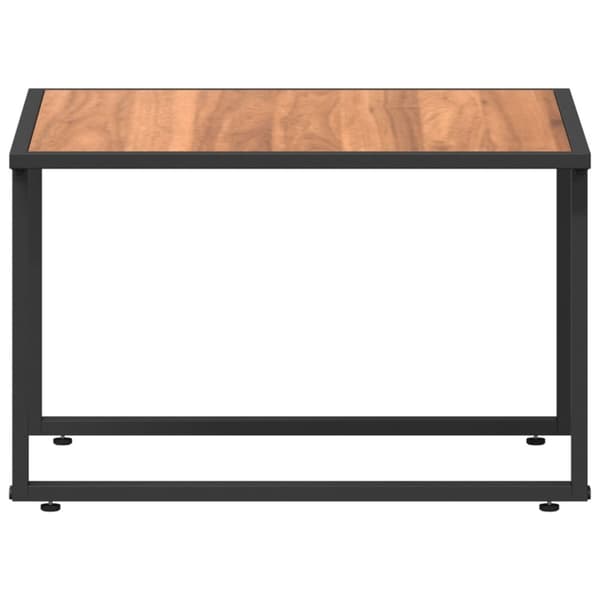 vidaXL Brun Hage Kaffebord 55x55x35 cm DPC og Stål