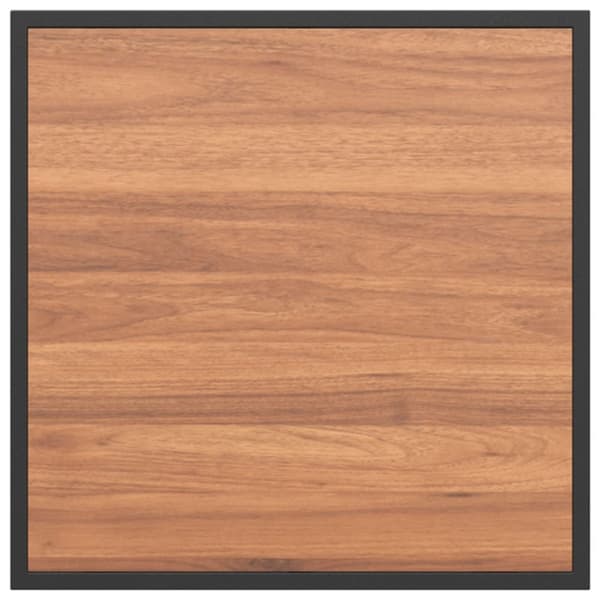 vidaXL Brun Hage Kaffebord 55x55x35 cm DPC og Stål