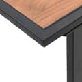 Miniatyrbilde 10 av 11: vidaXL Brun Hage Kaffebord 55x55x35 cm DPC og Stål