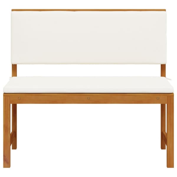 vidaXL Puutarhapenkit Tyynyillä 100x50x91 cm Kestävä Akasia