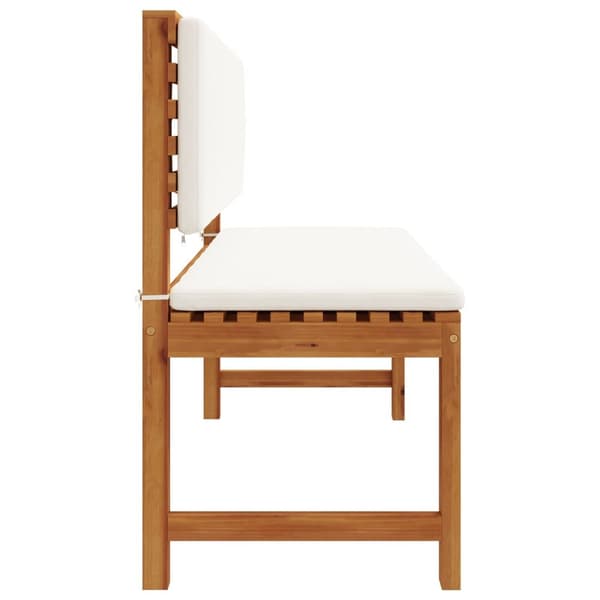 vidaXL Puutarhapenkit Tyynyillä 100x50x91 cm Kestävä Akasia