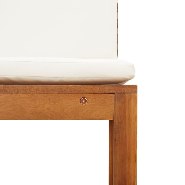 vidaXL Puutarhapenkit Tyynyillä 100x50x91 cm Kestävä Akasia