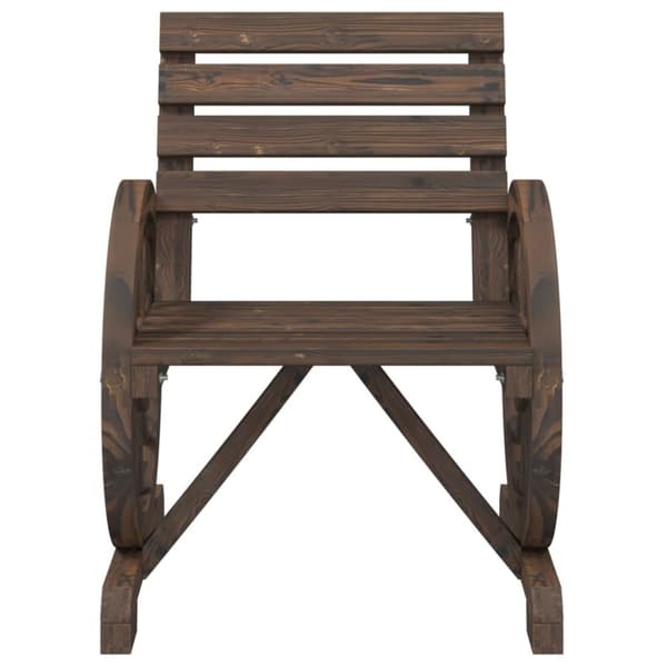 Trädgårdsstolar 2 st 58x58x78,5 cm massiv furu