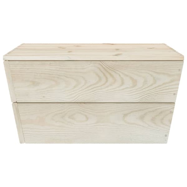 Trädgårdsbord 60x60x30 cm impregnerat granträ
