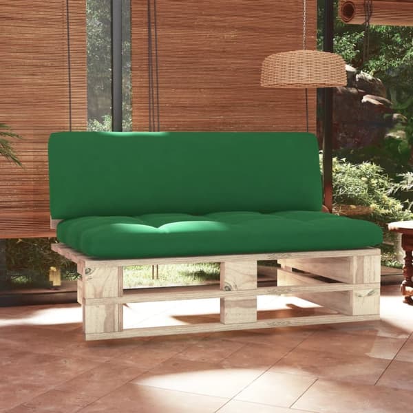 Mittensektion till pallsoffa impregnerad furu
