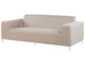 Pikkukuva 5 / 10: Ulkosohva beige polyesteriä 182 x 66 x 84 cm metallijalat ulkokäyttöön moderni tyyli