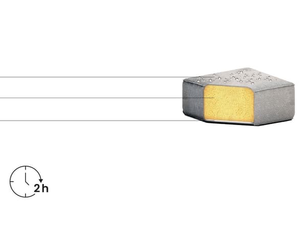 Havesofa Grå Sort 3 Personers Moderne Loungesofa Udendørs Nonwood Vedligeholdelsesfri Havemøbler Quickdry Skum Vandtætte Hynder til Have
