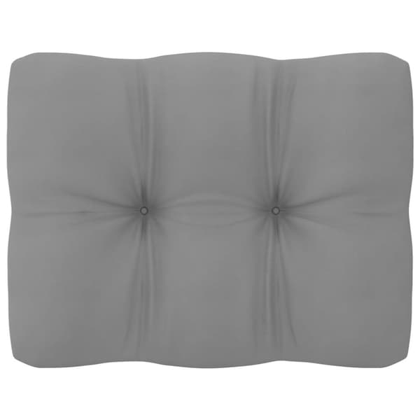 vidaXL Hagesofa med puter 4-seters heltre furu