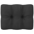 Miniatyrbilde 5 av 8: vidaXL Sofa med puter 3-seters heltre furu