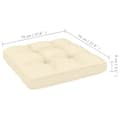 Miniatyrbilde 8 av 8: vidaXL Hagesofa med puter 4-seters heltre furu
