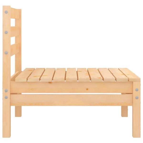 vidaXL 2-seters hagesofa heltre furu