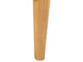 Miniatyrbild 6 av 9: Trädgårdssoffa Akaciaträ 76 cm Ljusbeige Sittkudde Stoppad Ribbad Design Utomhus Veranda Modern Stil