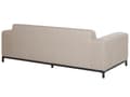 Miniatyrbilde 6 av 11: Hagesofa Beige stoff Svart aluminiumsben Polstring Innendørs Utemøbler Værbestandig Utendørs