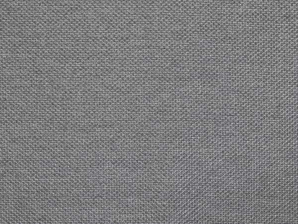 Hagesofa Grått stofftrekk Hvite aluminiumsben Innendørs utemøbler Værbestandig utendørs