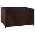 Miniatyrbillede 6 af 11: vidaXL loungesæt til haven 3 dele med hynder polyrattan brun