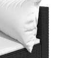 Miniatyrbillede 8 af 11: vidaXL hjørnemoduler til havesofa 2 stk. med hynder polyrattan sort