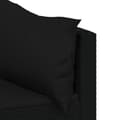 Miniatyrbillede 8 af 11: vidaXL hjørnemoduler til havesofa 2 stk. med hynder polyrattan sort