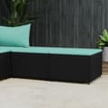 Miniatyrbillede 9 af 9: vidaXL fodskamler til have 2 stk. med hynder polyrattan sort