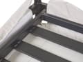 Miniatyrbilde 6 av 9: Hagesofa 3-seters Aluminium Grå Svart Aluminiumsramme Lysegrå puter