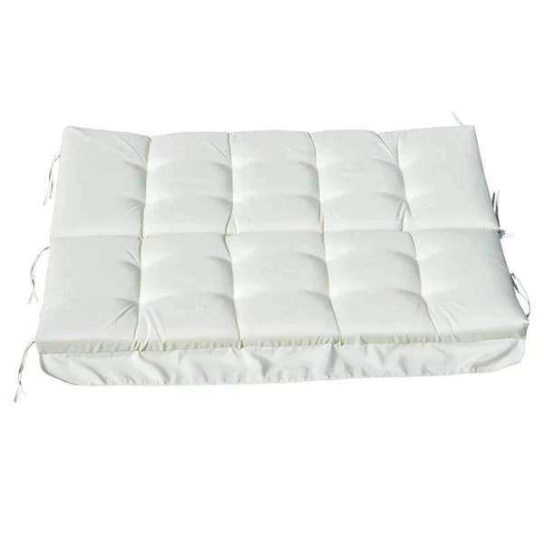 Rootz istuintyyny - tyynysetti - tuolin tyyny - keinutyyny - istuintyyny - puutarhakeinutyyny - selkätyyny Sivutyyny - beige - 170L x 100W x 8H cm