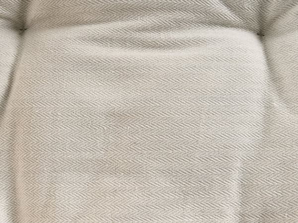 Sohva luonnonväri kahdelle rottinki rautajalat vaalea beige puuvilla pehmuste boho