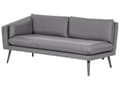 Miniatyrbilde 5 av 11: Utendørssofa Grå polyesterpolstring 3-seters Hagesofa Høyrehendt UV-vannbestandig moderne design stue