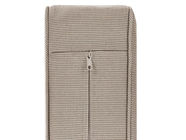 Hagesofa Taupe Sertifisert lys akasietre Utendørs 2-seter med puter Moderne design