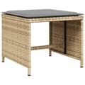 Miniatyrbillede 4 af 11: vidaXL haveskamler 4 stk. med hynder 41x41x36 cm polyrattan beige