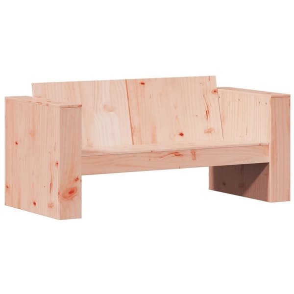 vidaXL Hagesofaer 2-seters 134x60x62 cm heltre douglasgran