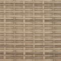 Miniatyrbillede 9 af 11: vidaXL 2-personers havesofa med baldakin og skamler polyrattan beige