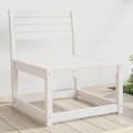 Miniatyrbilde 1 av 8: vidaXL Hagesofa hvit heltre furu