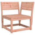 Miniatyrbillede 4 af 10: vidaXL hjørnemodul til sofa 73x73x78 cm m. hynder massivt douglasgran