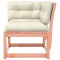 Miniatyrbillede 6 af 10: vidaXL hjørnemodul til sofa 73x73x78 cm m. hynder massivt douglasgran